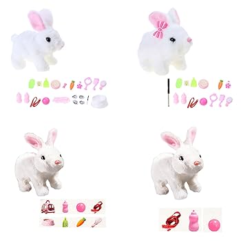 Amazon.co.jp: 子供向けの電動ぬいぐるみのウサギのおもちゃ