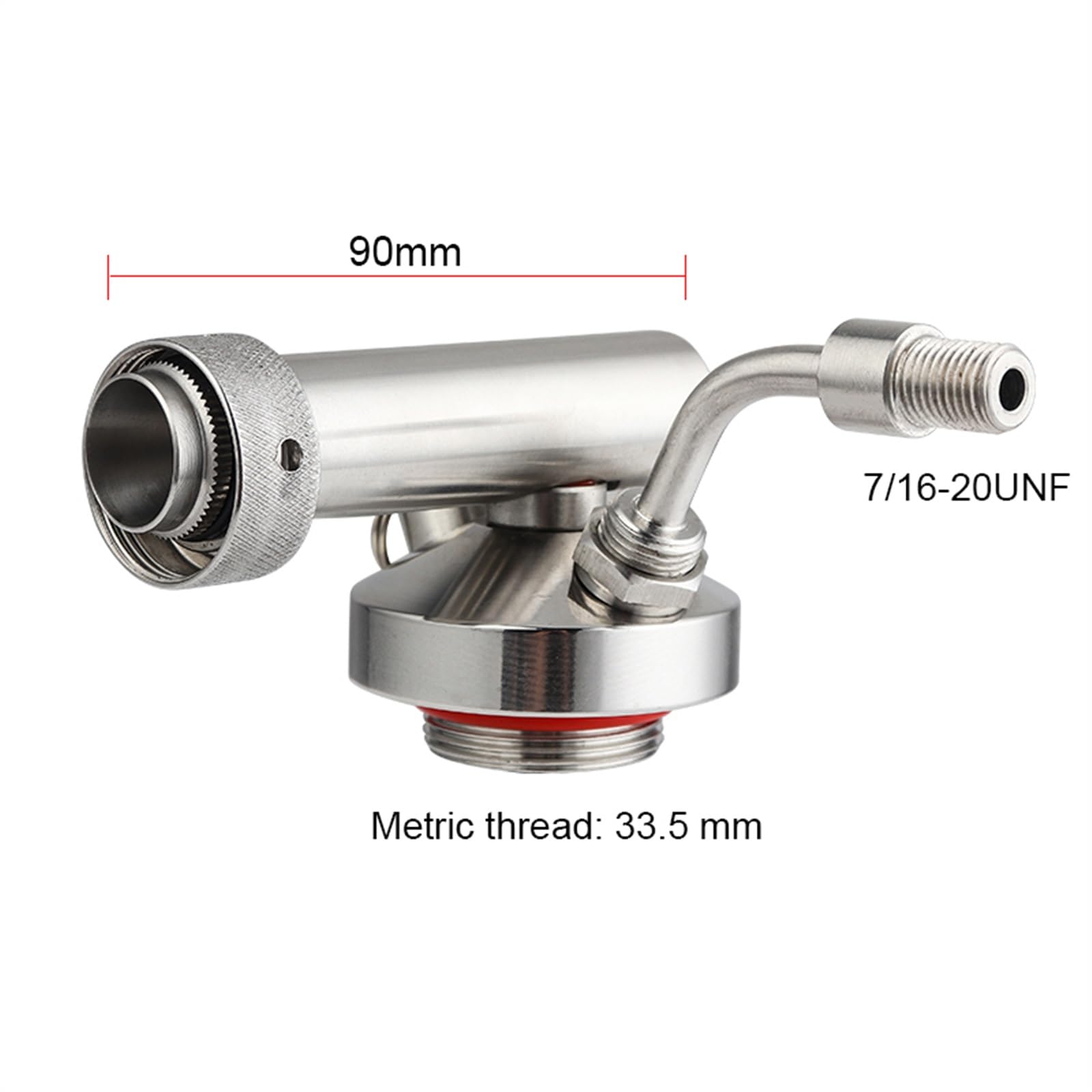 bierbrauset Mini-Keg-Speer-Bier-Brummhahn-Spender, Craft-Bierfass-Schnellanschluss Heimbrau-Sets(Type 2)
