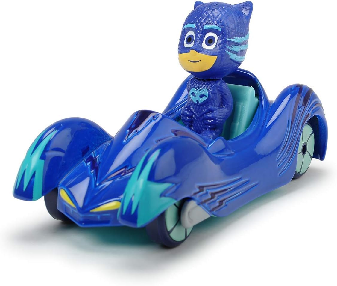 Dickie Toys, Majorette - Pj Masks Gift Pack con 3 Veicoli in Die Cast, 203143000, + 3 Anni, Inclusi Mini Personaggi 7 cm