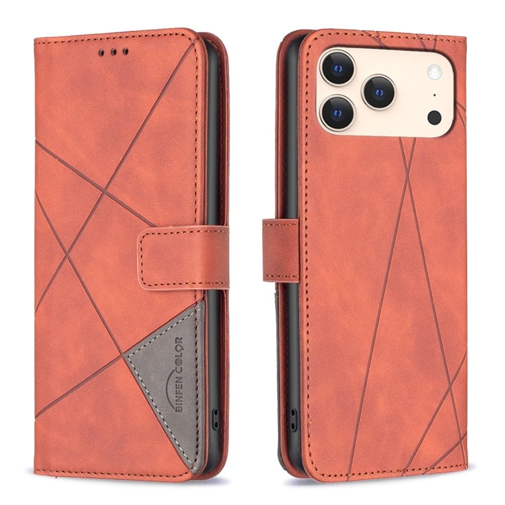 Generic Compatible avec iPhone 8 Plus/7 Plus (couleur : marron) étui portefeuille en cuir à rabat