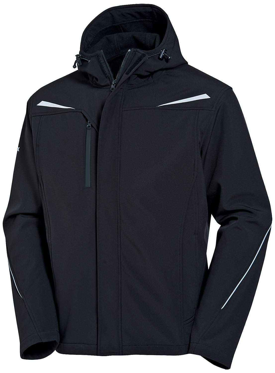 Uvex Synexxo Herren-Arbeitsjacke - Schwarze Männer-Softshelljacke - Sehr Atmungsaktiv