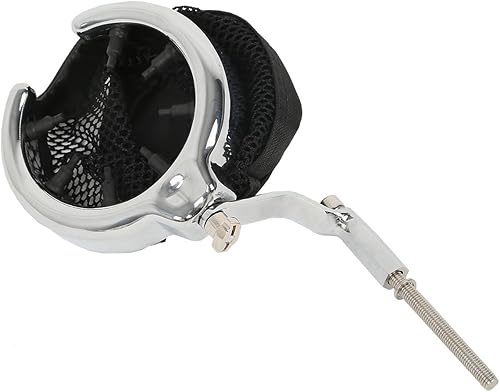 Miniatura 9 de TCT-MOTORPARTS Soporte cromado para taza de bebidas para pasajero trasero para Honda GL1800 GL 1800 Trike 2001-2017 F6B 2013-2017