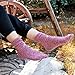 Loritta 5 Pairs Womens Vintage Style Winter Warm Thick Knit Wool Cozy Crew Socks,Free size,Multicolor