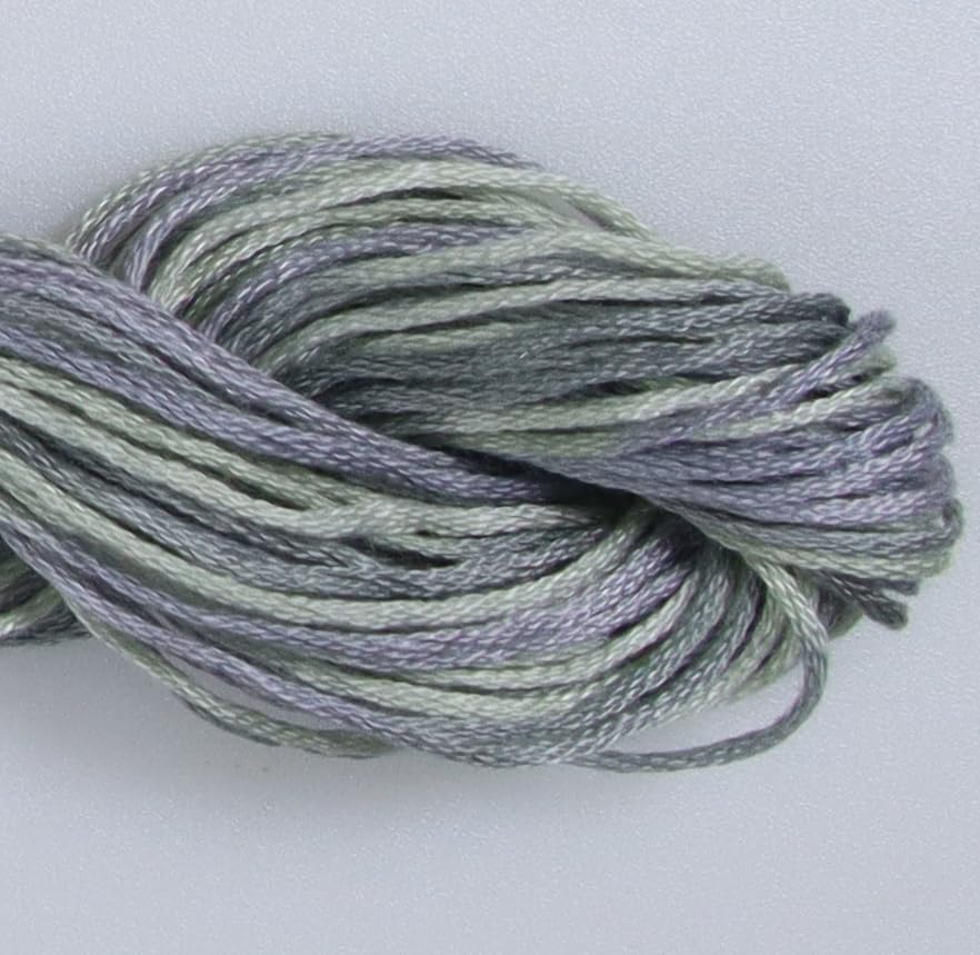Image of KCS Big skeins of 25 Meters Size 25 Color Variegated Cross Stitch Stranded Threads,6 skeins,4015