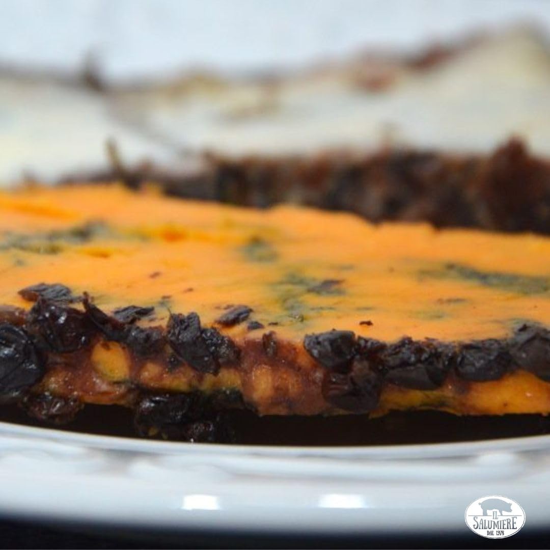 Queso Shropshire en el Puerto y Uvas de Corinto gr.500 SV - Sazonado - Producción artesanal láctea - Seleccionado por El Salchero 1978