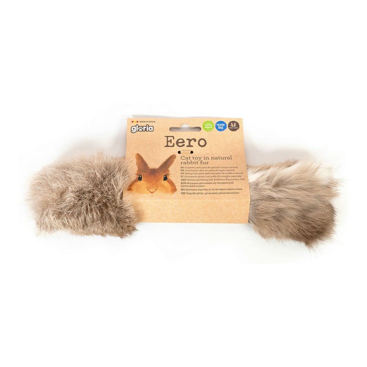 GLORIA Juguetes interactivos para Gatos Eero cojín pequeño Piel