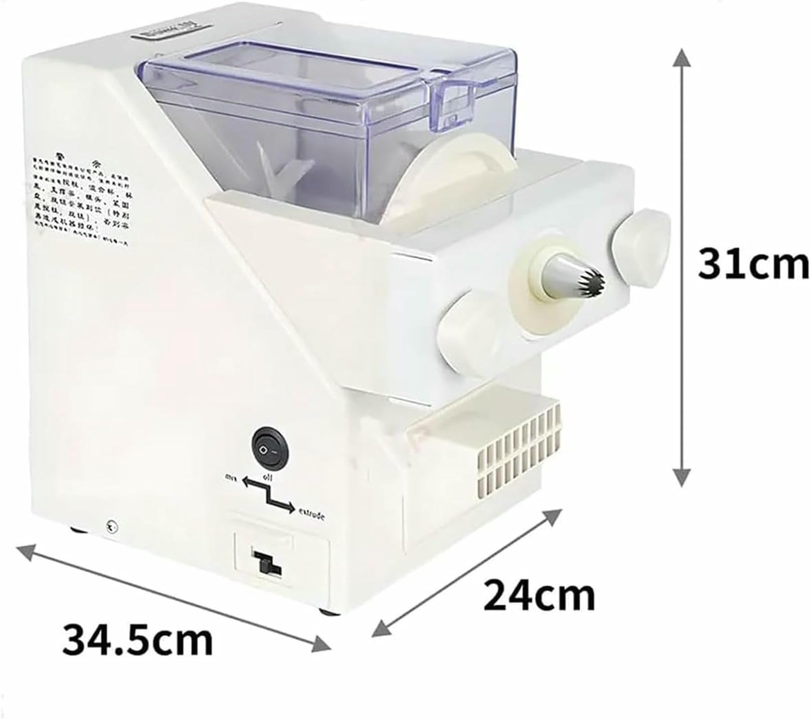 Máquina De Fabricación De Galletas Automáticas, Fabricante De Formularios De Galletas 180W con 8 Boquillas Reemplazables Y 6 Galletas, Fabricante De Galletas De Galletas Eléctricas ~/