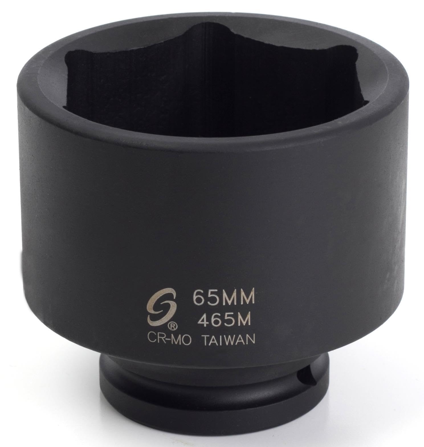 Sunex 465M 3/4-Inch Drive Standard 6 Point Metric Impact Socket, 65-Mm