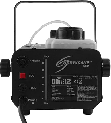 Miniatura 6 de CHAUVET DJ Hurricane 1000 Fog Machine w/Wired & Wireless Remote + FJU Fog Fluid