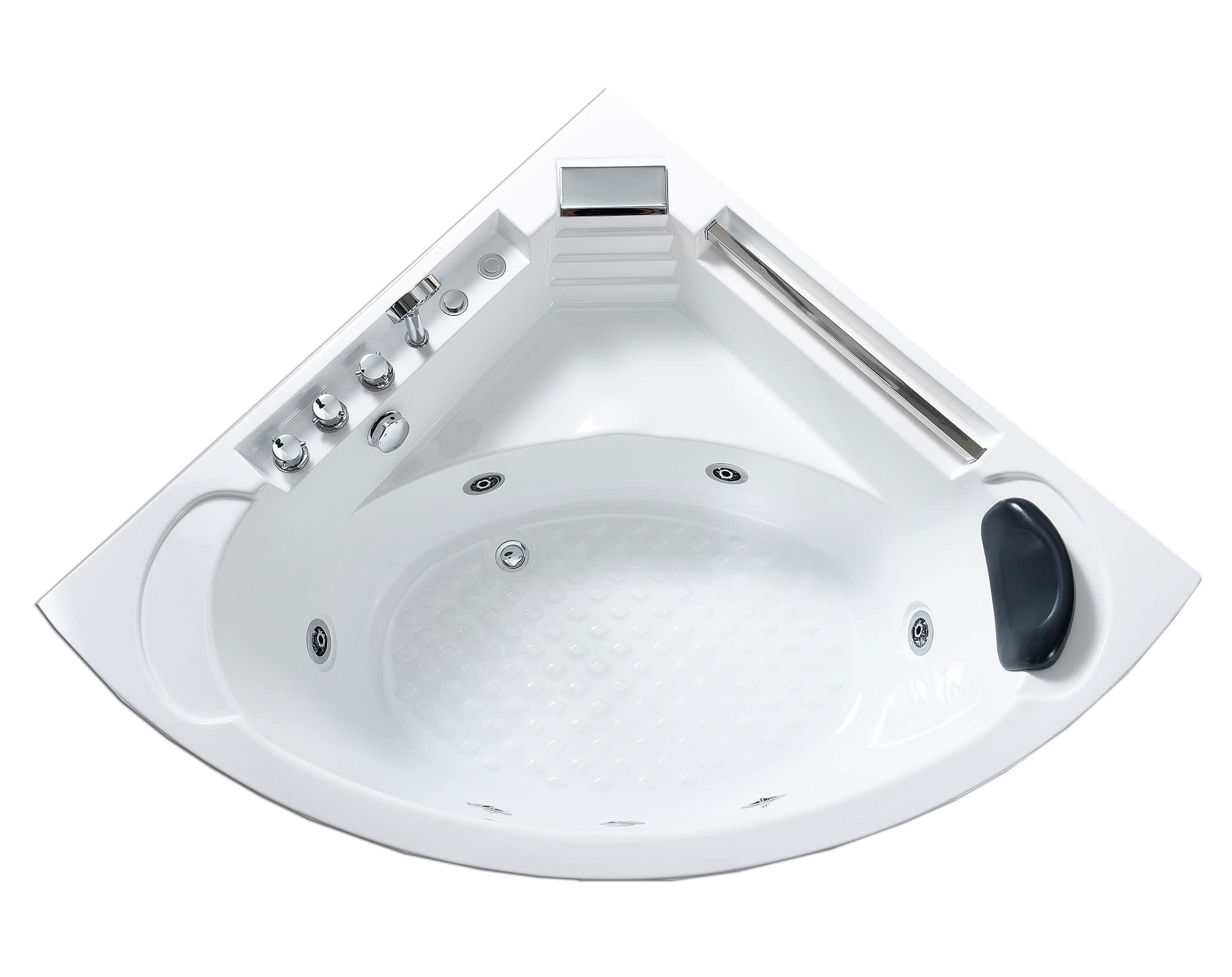 Baignoire Balneo d'angle 135 X 135 cm Bain a remous – Daisy