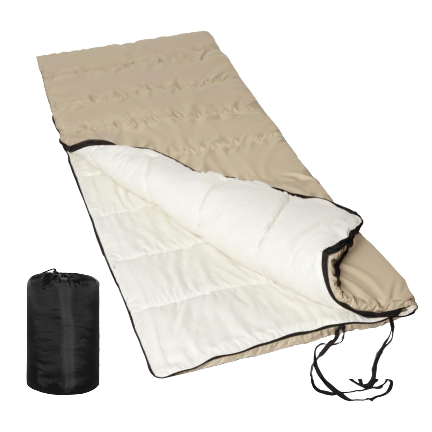 Sleeping Bag for Adults 4 Season Camping Sleeping Bag Lightweight for Backpacking Hiking Waterproof Shell Warm Roomy Machine