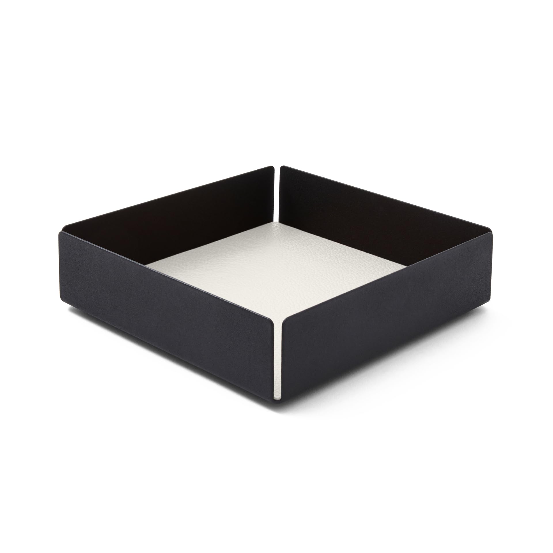 Vide Poche Cuir et Acier Eglooh Dafne Idée Cadeau Design Made in Italy