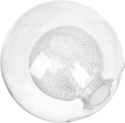 Miniatura 3 de Housoutil 2 unids mesa de vidrio vanidad bandeja al aire libre lámpara ventilador techo cubiertas globo lámpara de vidrio transparente sombra globo