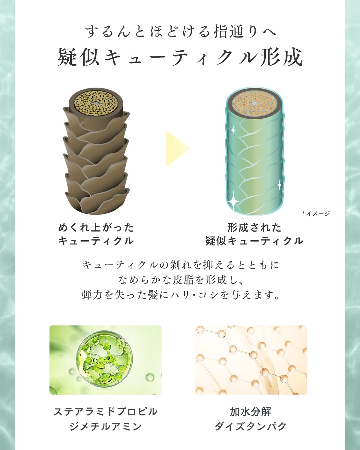 Amazon | [ 指通りが悪くよく絡まる髪に ] Q+ クオリタス [ スムース