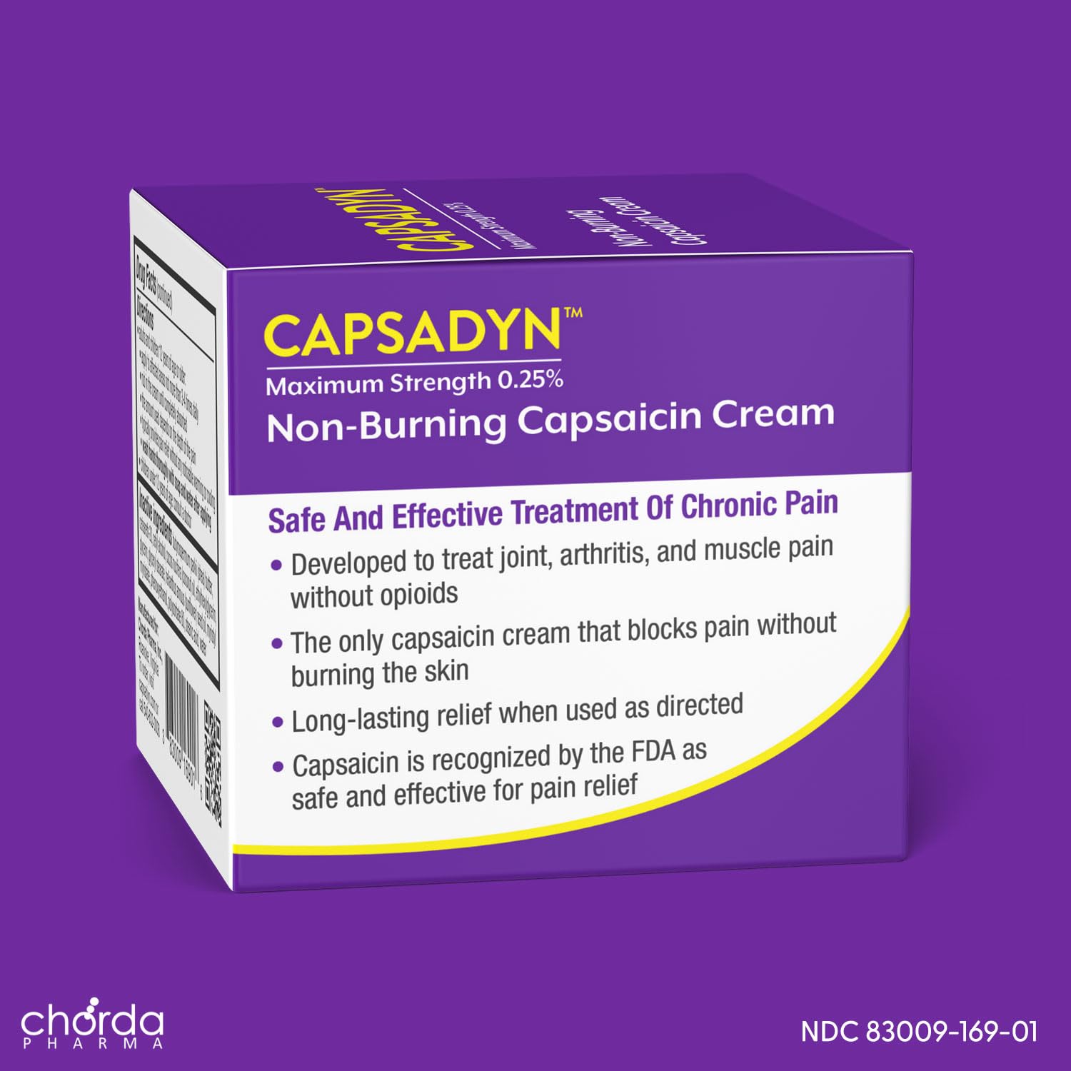 Capsadyn Non-Burning Capsaicin Cream 0.25% – Patented Maximum Strength Formula for Arthritis, Back, Joint & Muscle Pain – Odorless, Fast-Absorbing, No NSAIDs — Amazon image 4