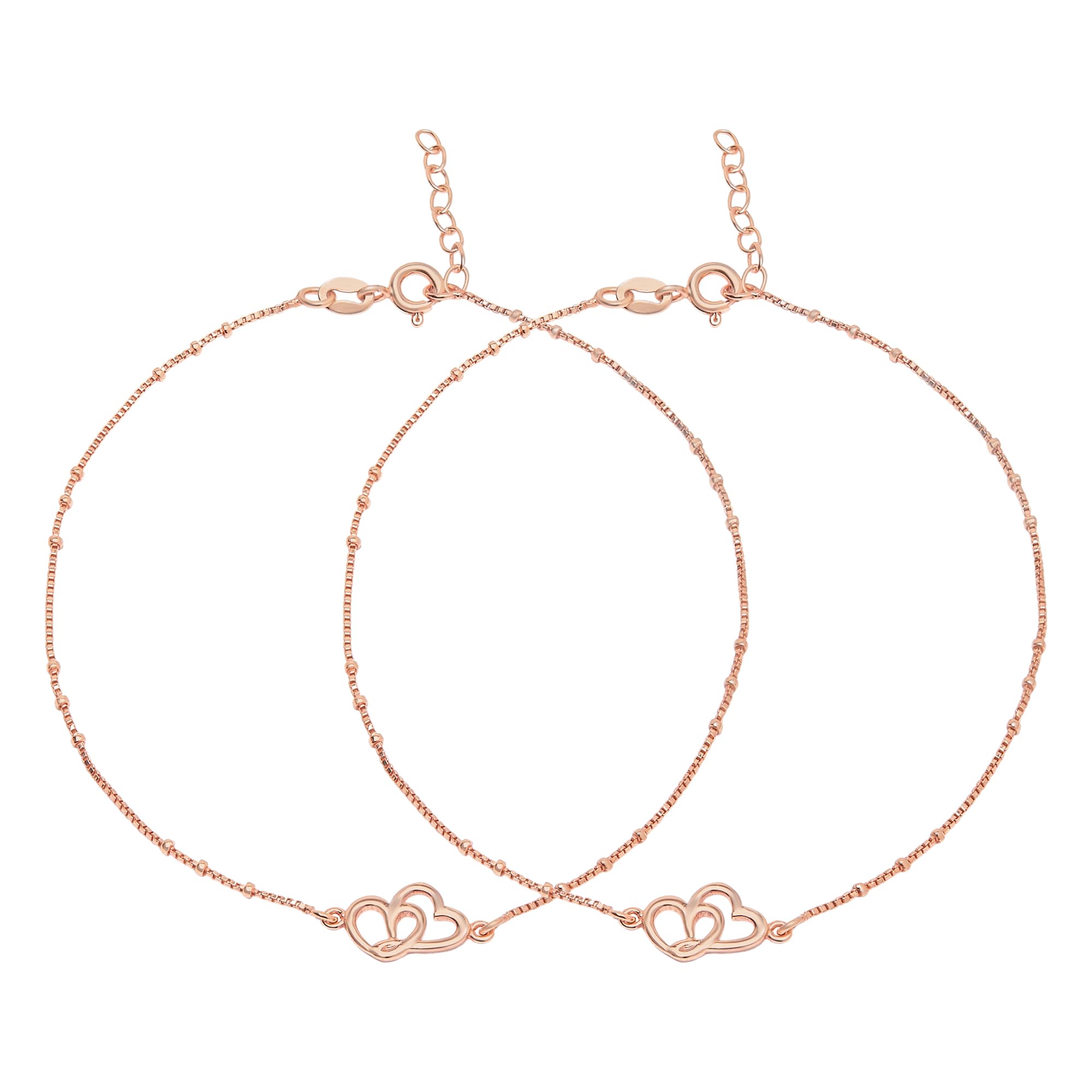 See full amazon price history chart for ZAVYA 925 Sterling Silver Fused Hearts Rose Gold Plating Anklet (Pair) for Women | Stylish Silver Jewellery | Gift for Women & Girls | With Certificate of Authenticity & 925 Hallmark ZAVYA 925 Sterling Silver Fused Hearts Rose Gold Plating Anklet (Pair) for Women | Stylish Silver Jewellery | Gift for Women & Girls | With Certificate of Authenticity & 925 Hallmark (B0BJ2S5M2X) Amazon Price History, Amazon Price Tracker