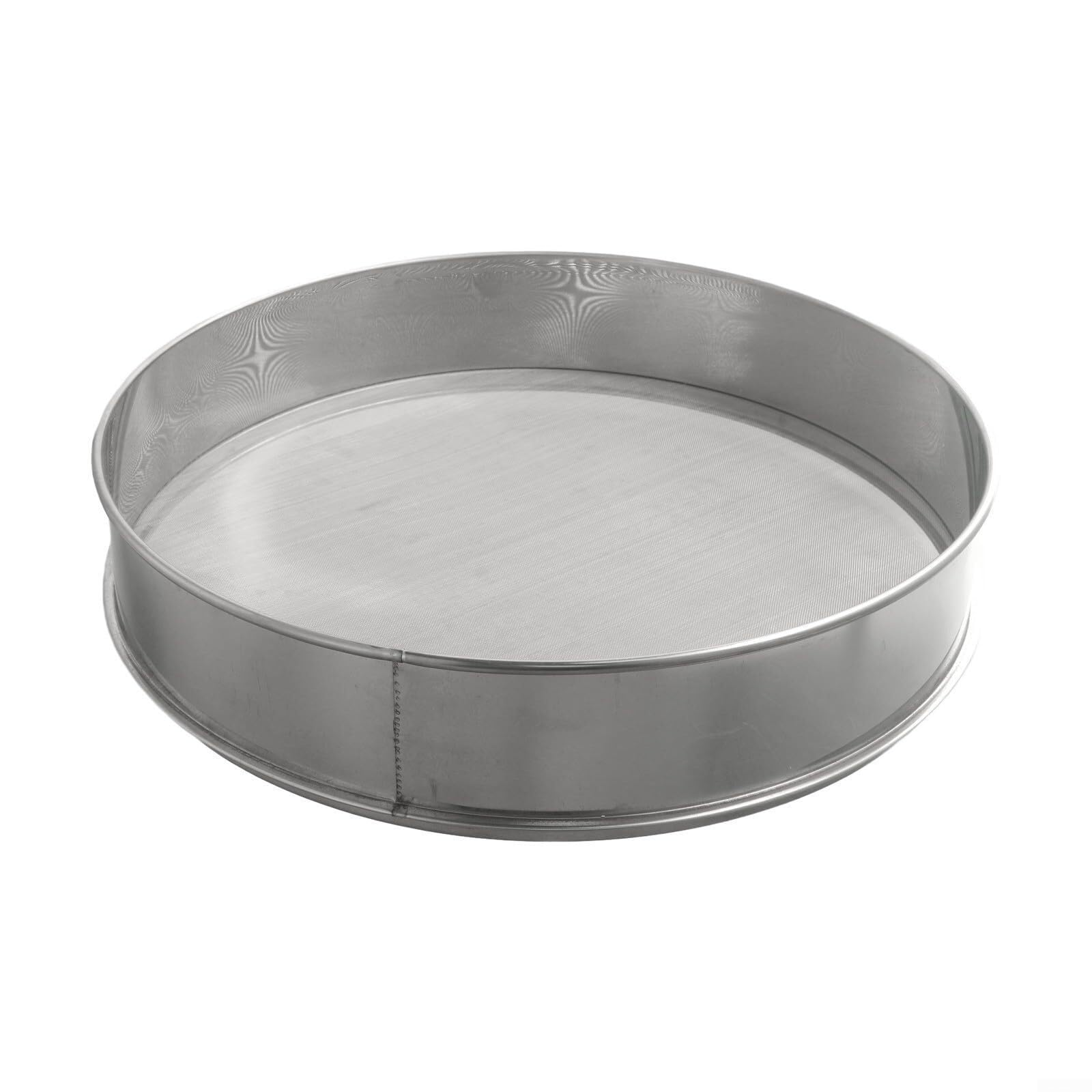40 cm Edelstahl Feinmaschiges Mehlsieb Hand-Küchensieb zum Backen und Kochen(40mesh)