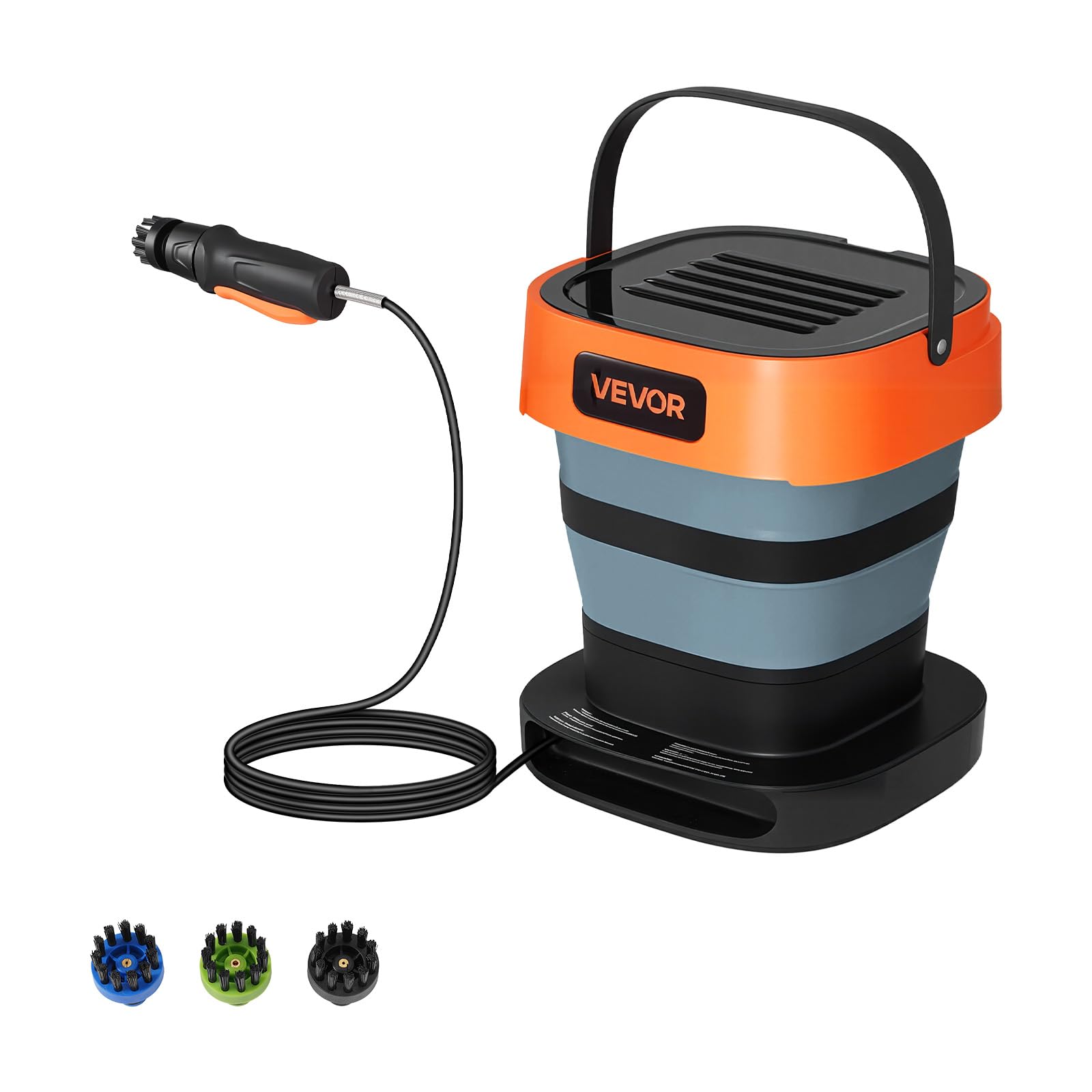 Portable Cordless Pressure Washer with 2.64 Gal Tank, Foldable Power Washer 109 Max PSI 0…
