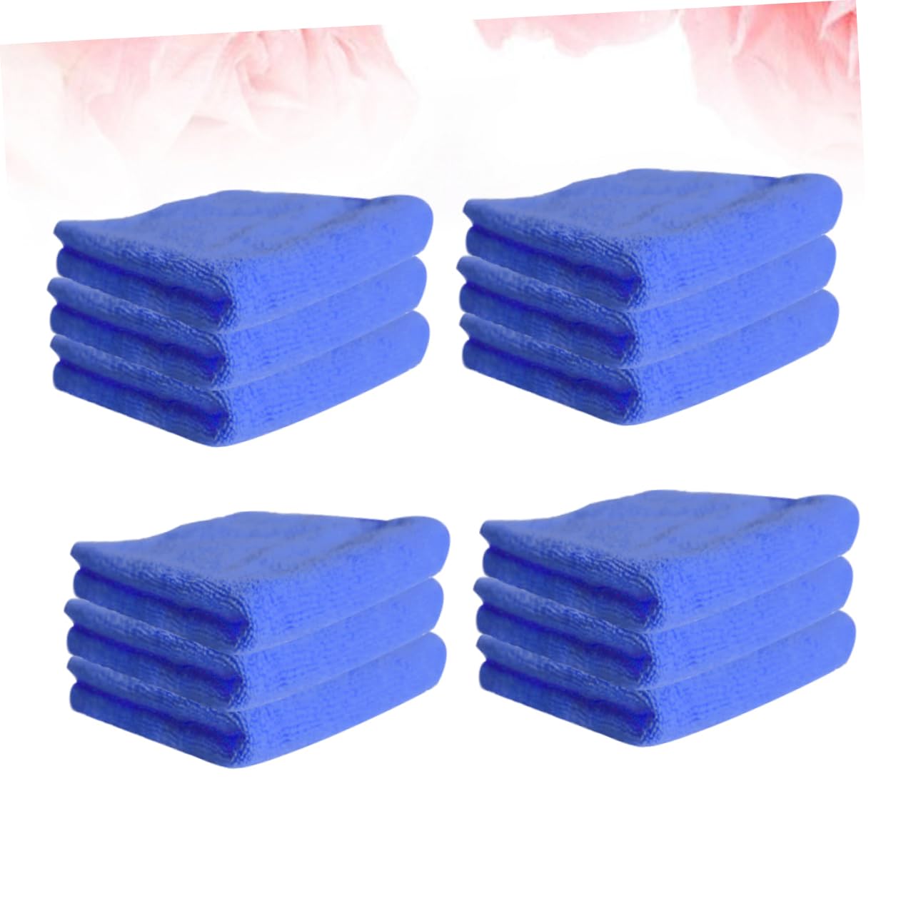 DECHOUS Mikrofaser Stück-Pack Küche Blau 12 Geschirrtuch für Haushalt
