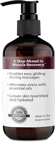 Miniatura 8 de KOA PRO Aceite de masaje muscular de árnica para terapia de masaje para calmar los músculos cansados y el dolor en las articulaciones, aceite