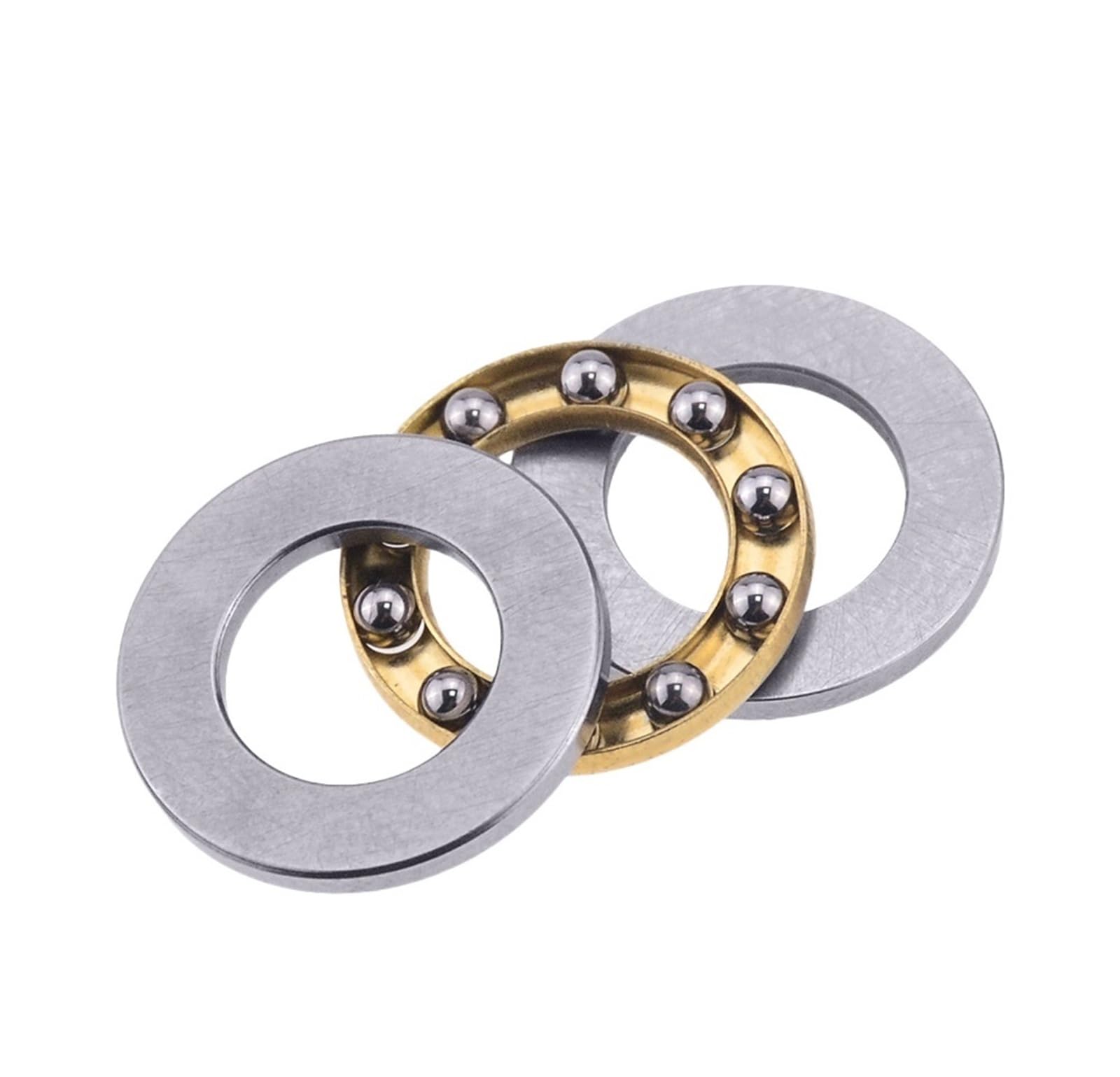 HYUJNAFZR Bimetal Seal Shield Micro deep Groove Bearing 10pcs F5-10M 5mmx10mmx4mm Axial Ball Thrust Bearing