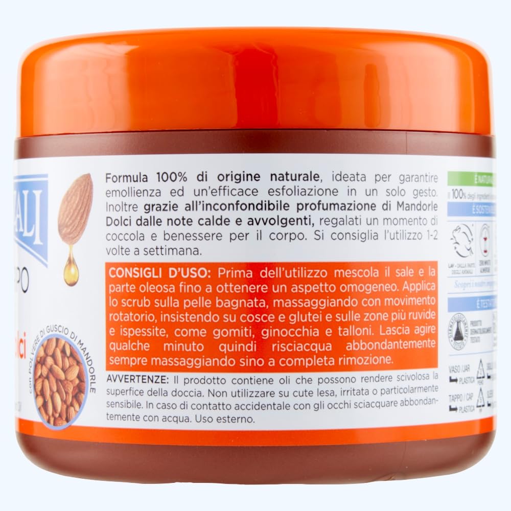 Olio Di Mandorle Dolci Scrub Corpo Esfol.600 Gr