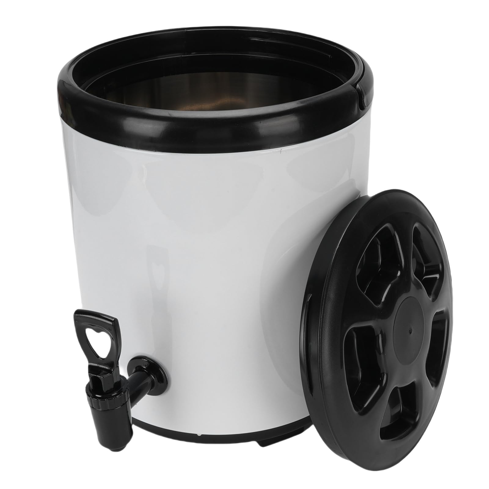 Ejoyous Distributore di Bevande Isolate da 6 Litri Distributore di Bevande Calde e Fredde in Acciaio Inossidabile 304 Portatile Latte Tè Succo Zuppa Server per Catering Feste Picnic Uso Commerciale