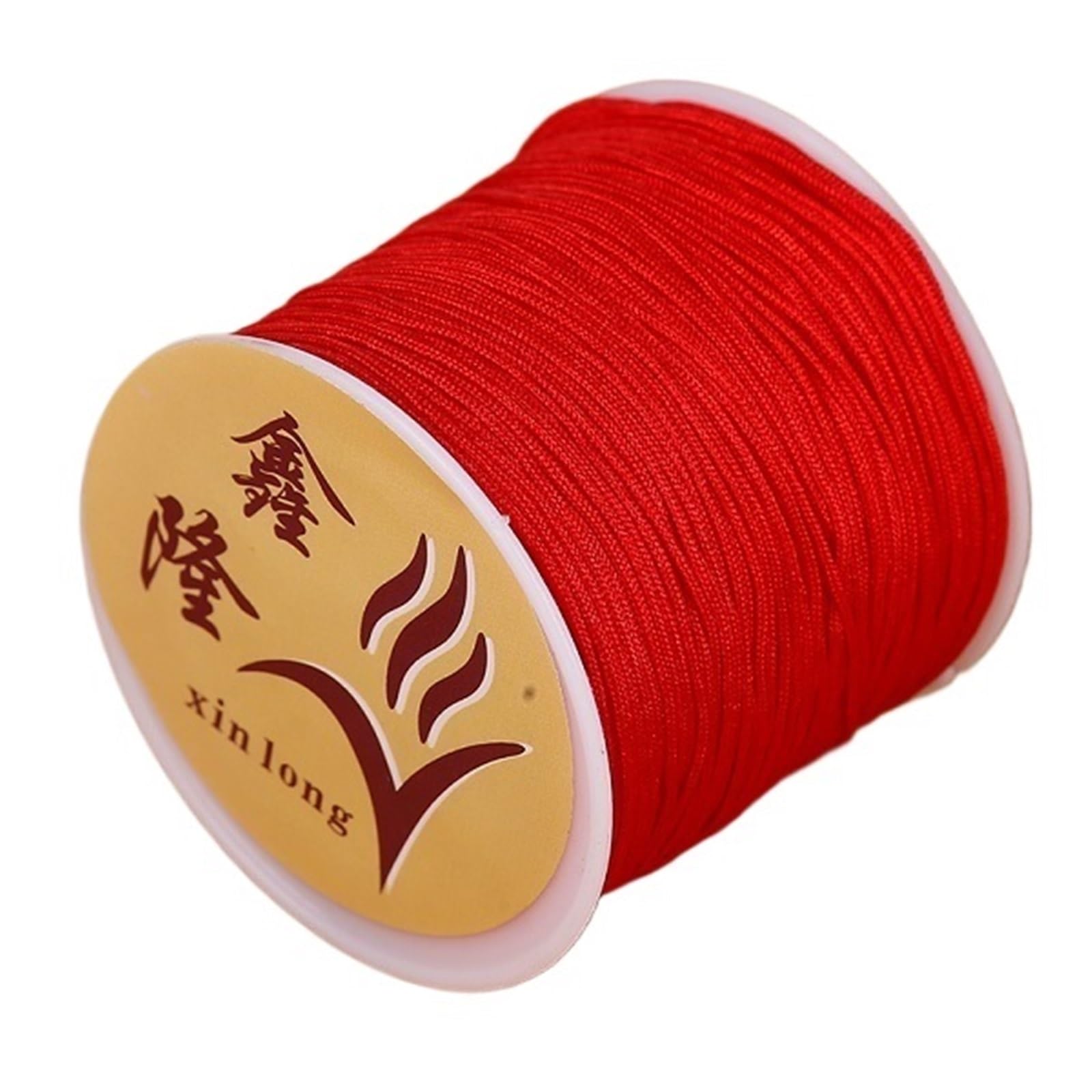 Nylon Cord Thread 20PCS 40m/lot 0.8mm Cotton Knotting Macrame Cord Nylon Thread String DIY Beading Braided Bracelet Jewelry Making for Making Bracelet, Necklace, Chinese Knot(11)