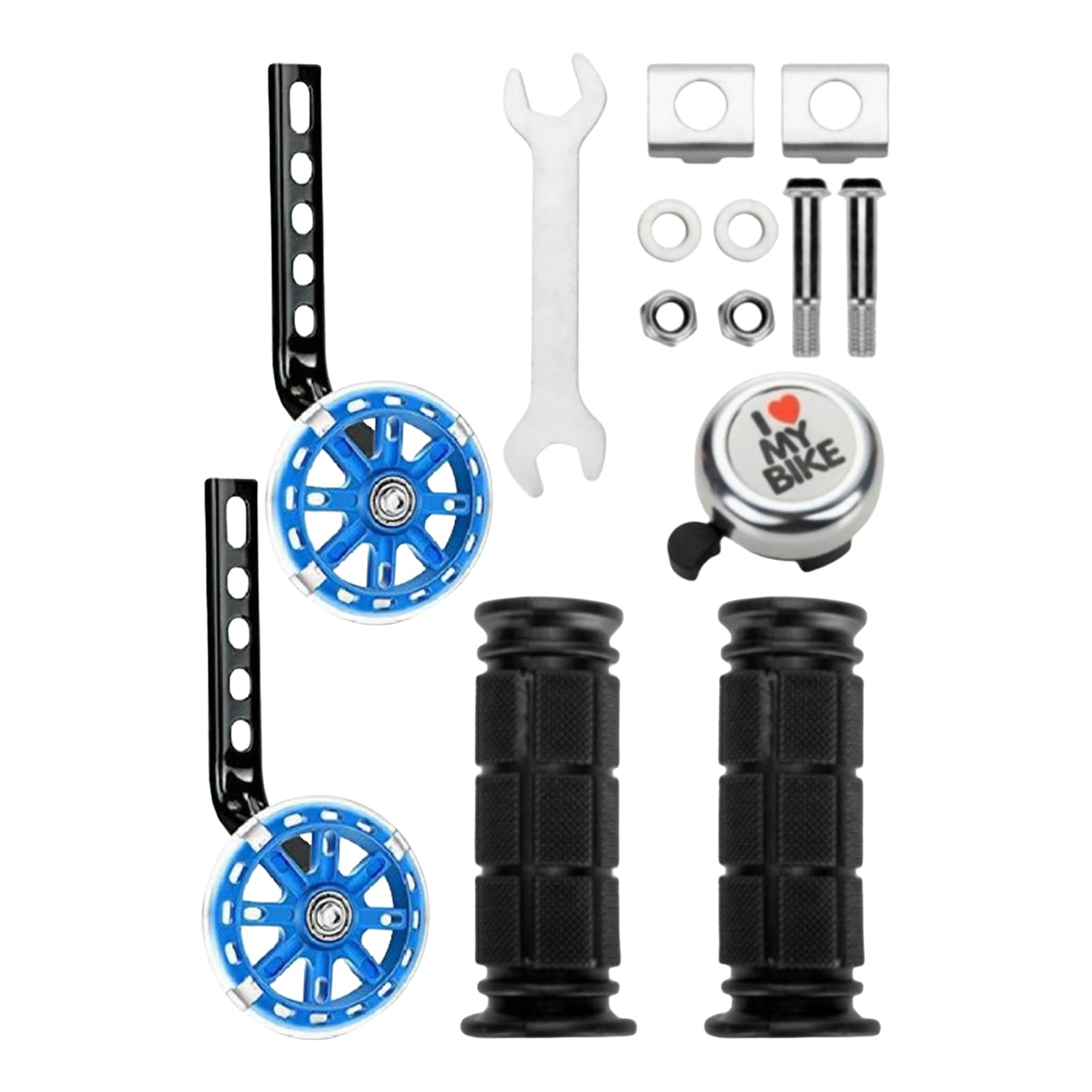 Accessorio Bici Bambini - Ruote Allenamento Universali, Per 18-24 Pollici, Acciaio Stabilizzatori Bici Bambini - Foto 10