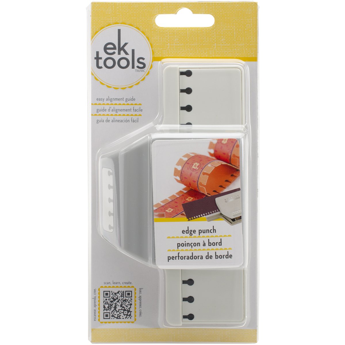 EK Success Round Binding Edger Punch, Multi-Colour one Size