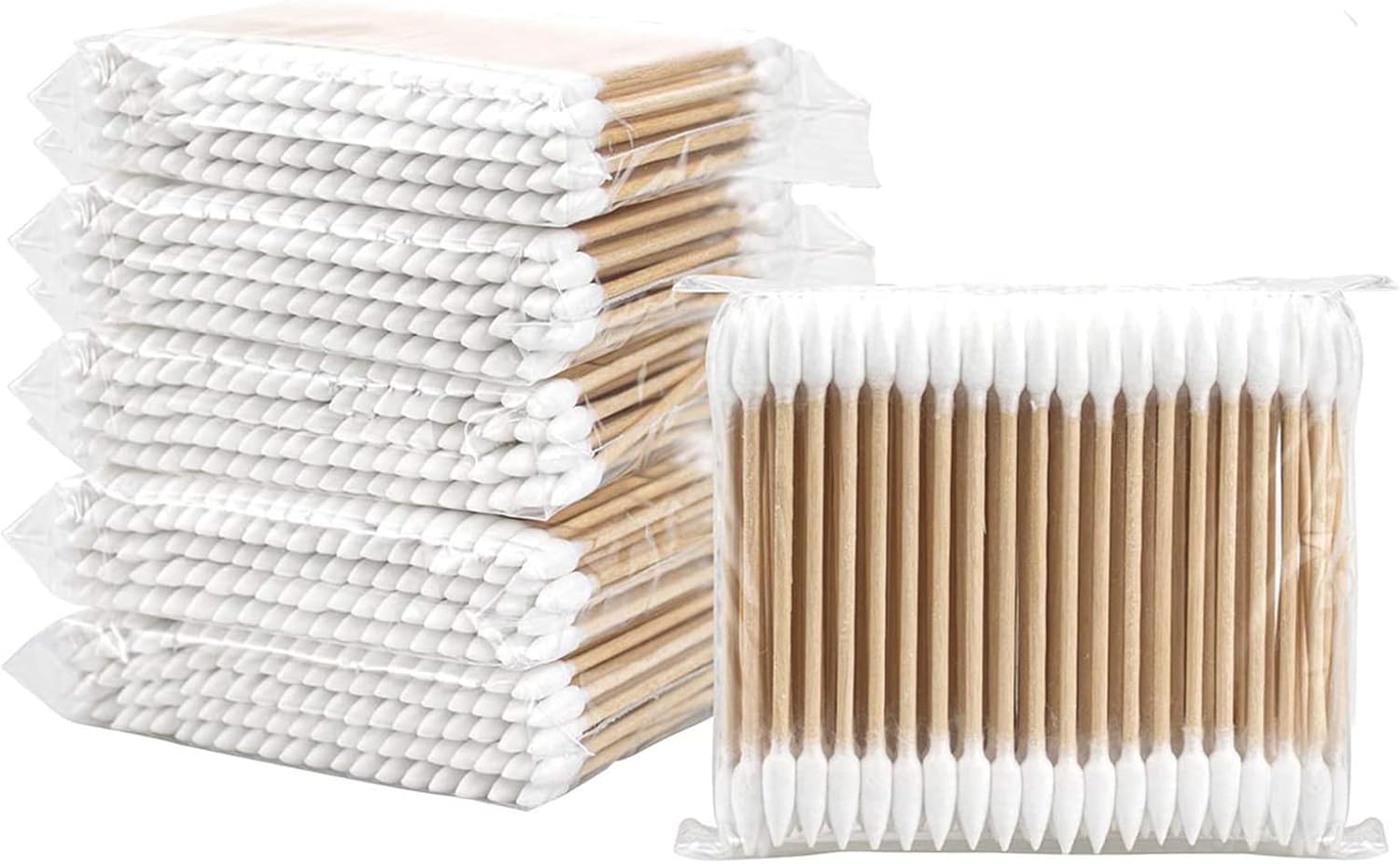 600 Pcs Cotton Buds, Ear Buds Cotton, Cotton Swabs, Ear Cotton Buds