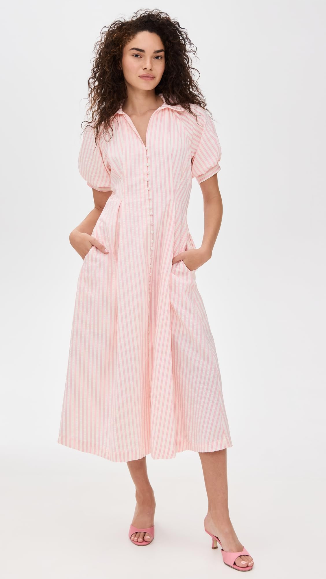 knee length dresses for ladies Elle Mini Dress – English Factory main image 0