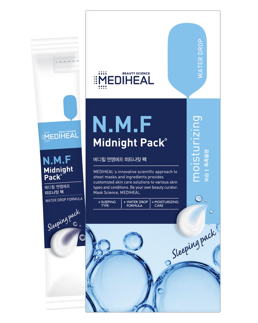 MEDIHEAL N.M.F Sleeping Mask - Overnight Face Moisturizer with