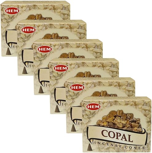 Miniatura 3 de TRUMIRI Paquete de 6 soportes para cono de incienso con dobladillo de copalo, conos de incienso (aproximadamente 60 conos)