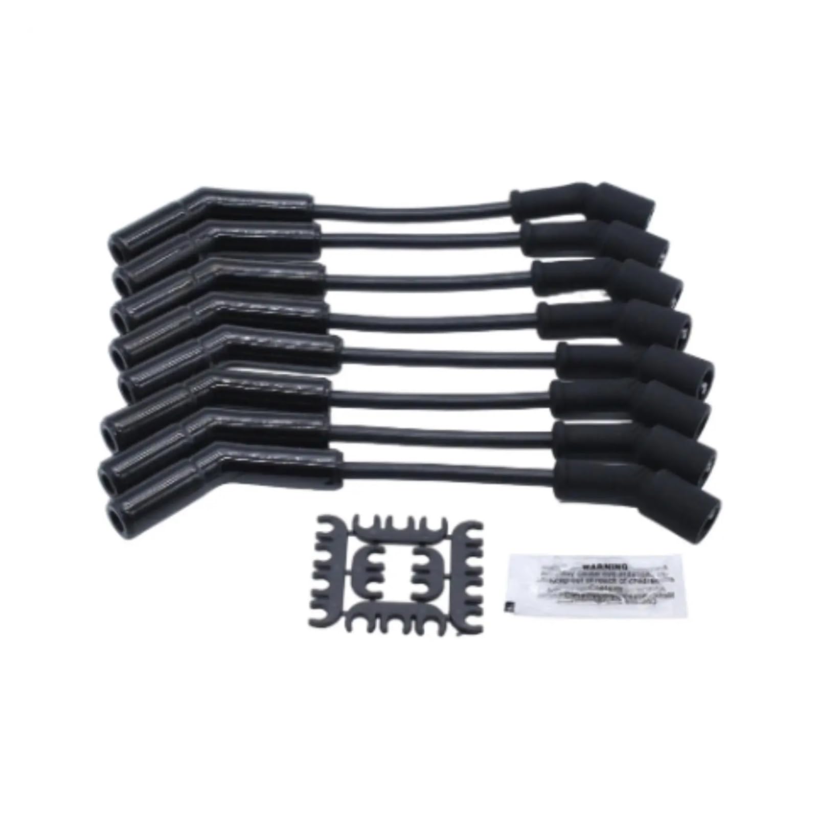 Juego de Cables para bujías, Accesorio Profesional, Resistente y práctico para ensamblar. Conectores de bujías, Kit de Cables de Encendido, Piezas de Repuesto.
