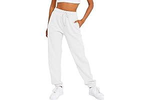 Women's Casual Fuzzy Joggers Sweatpants