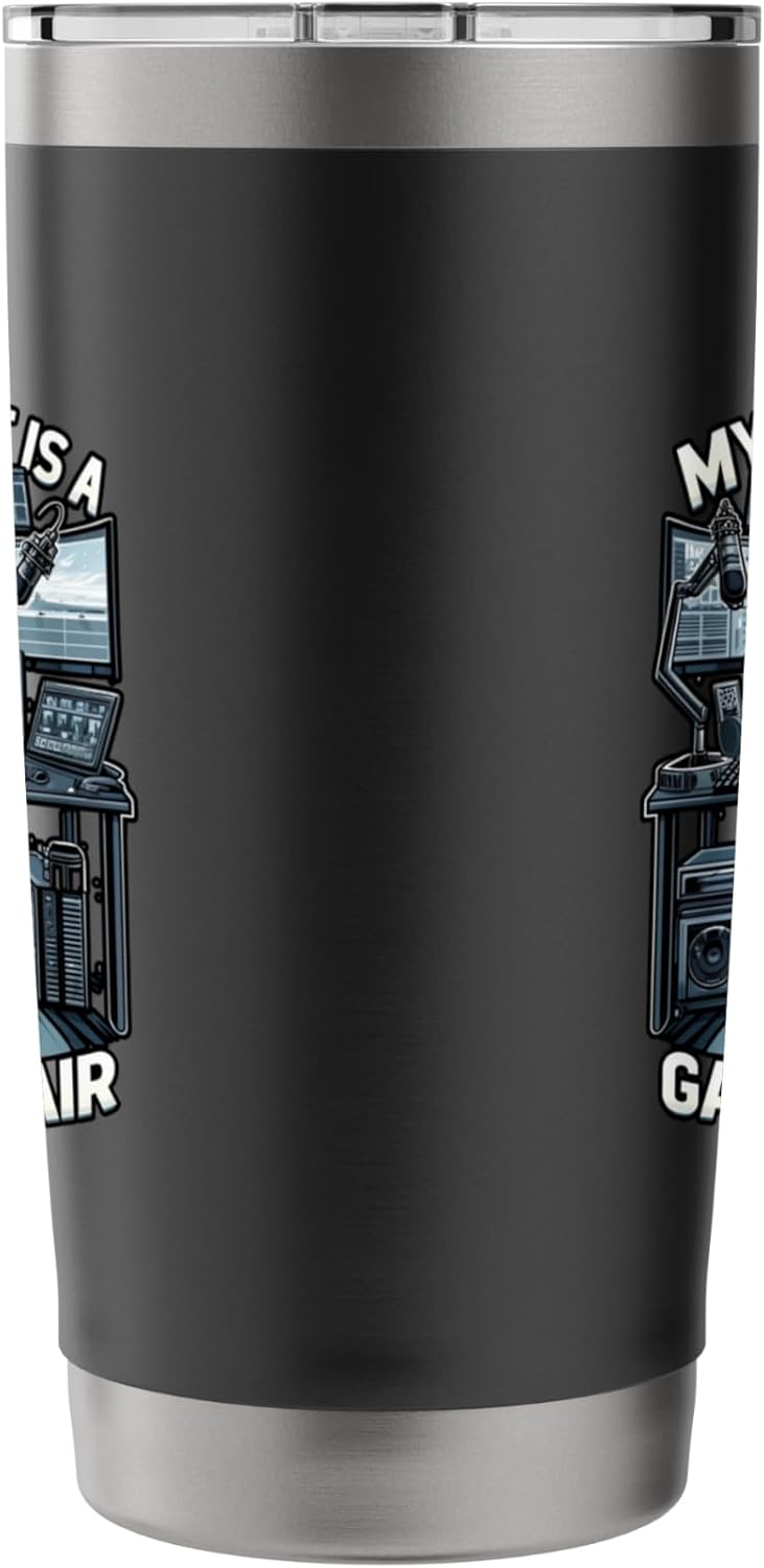 Funny My Other Suit Is A Gaming Chair Gamer Stainless Steel Insulated Tumbler image 2