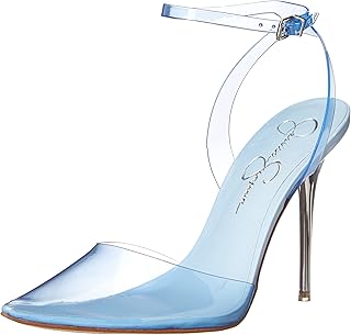 Jessica Simpson Womens Pirrie Metallic Stiletto Pointed Toe Heels