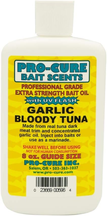 Pro-Cure Garlic Bloody Tuna Bait Oil, 8 Ounce