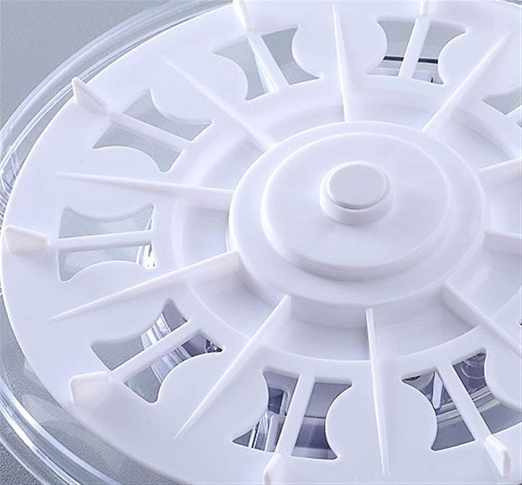 NOVSKI Centrifuga per Insalata, Centrifuga per Lattuga, Shaker per Condimenti per Insalata, Essiccatore Manuale per Frutta E Verdura, Cestini per Disidratatore da Cucina