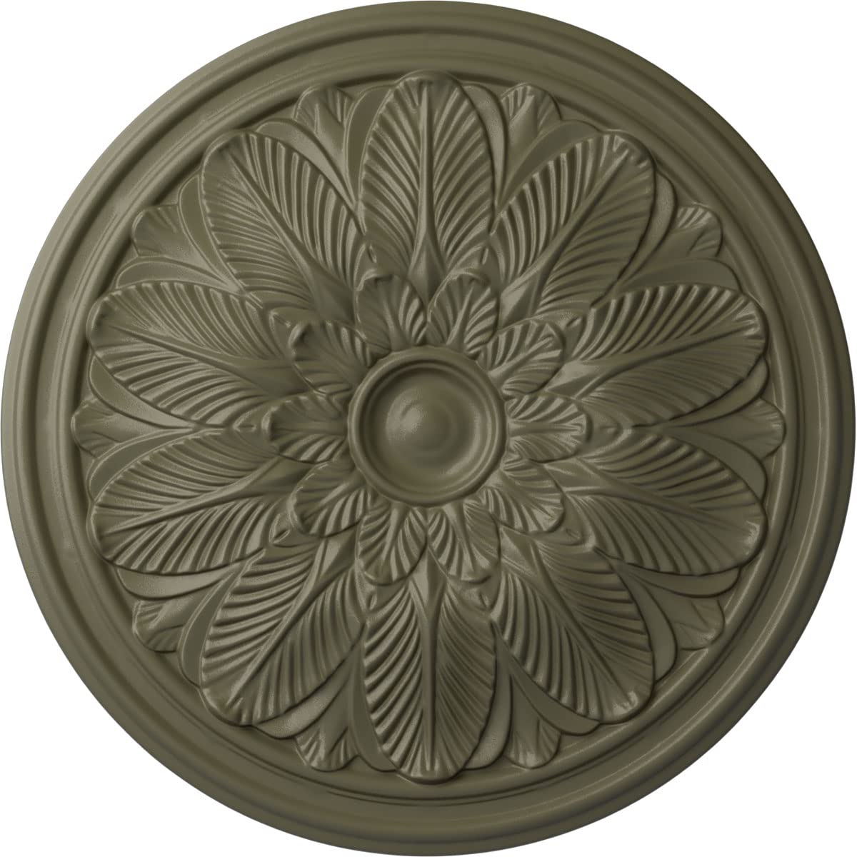 Médaillon de plafond Ekena menuiseries pour masquer les défauts de perçage