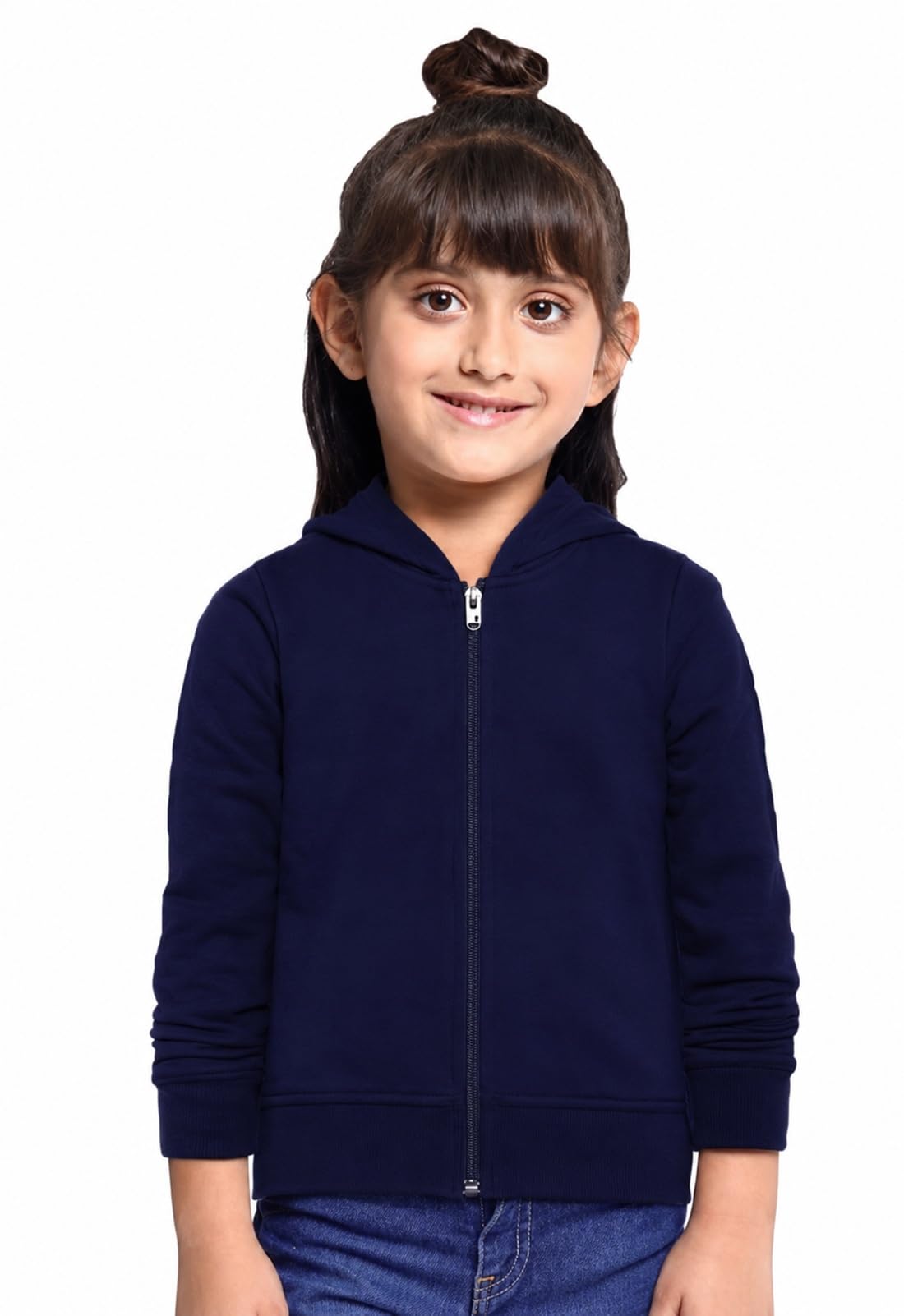 ADBUCKS Girl's Cotton Hooded Sweatshirt