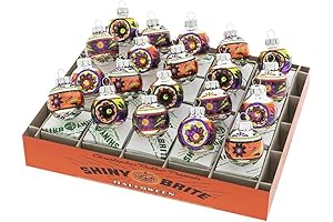 Shiny Brite Halloween Half Reflector Ornaments