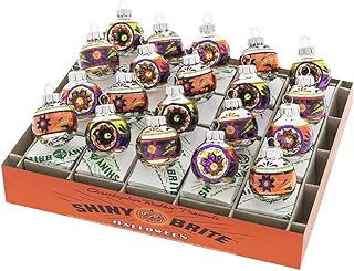 Shiny Brite Halloween 20ct 1.25 Inch Half Reflector Half Round - Buy now