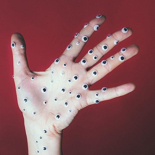 Miniatura 6 de 960 Ojos Googly para manualidades, ojos negros ondulantes con autoadhesivo, 0.236 in, 0.315 in, 0.394 in, 0.472 in, 0.591 in, embalaje mixto