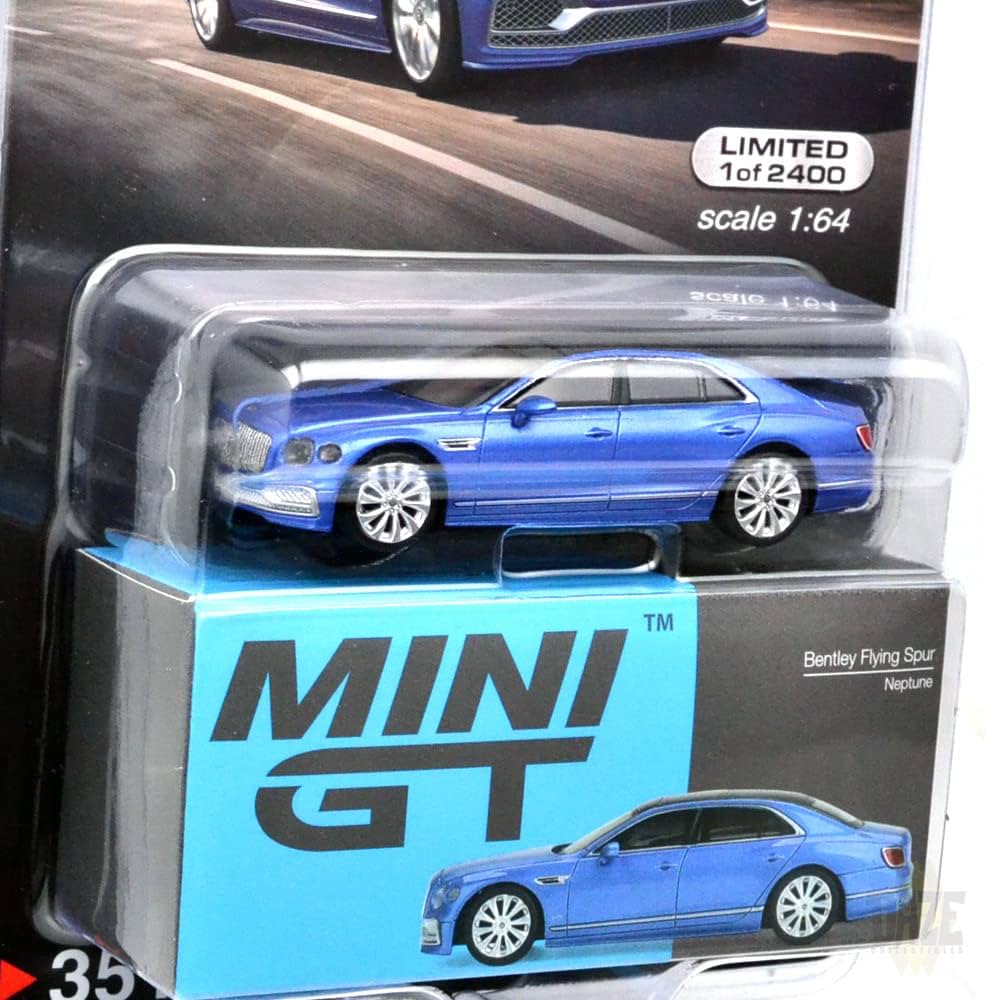 MINI GT Bentley Flying Spur w/Sunroof Neptune Blue Metallic w