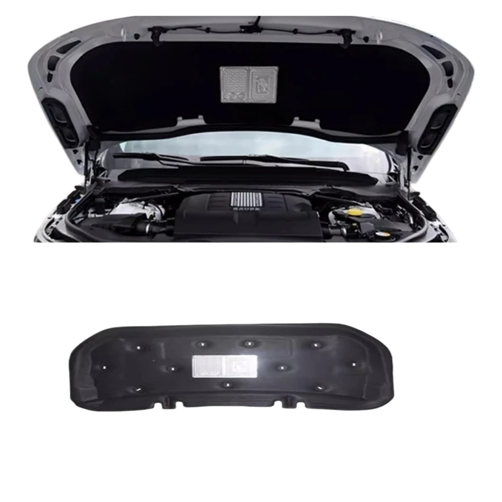 Pengshyzf One Color 1Pc Fold Shipping Compatible With 2014-2022 Range Rover Sport L494 Auto Car Engine Hood Sound Heat Insulation Cotton Soundproofing Cover