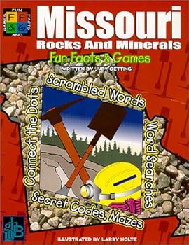 Paperback Missouri Rocks and Minerals: Fun Facts & Games Book