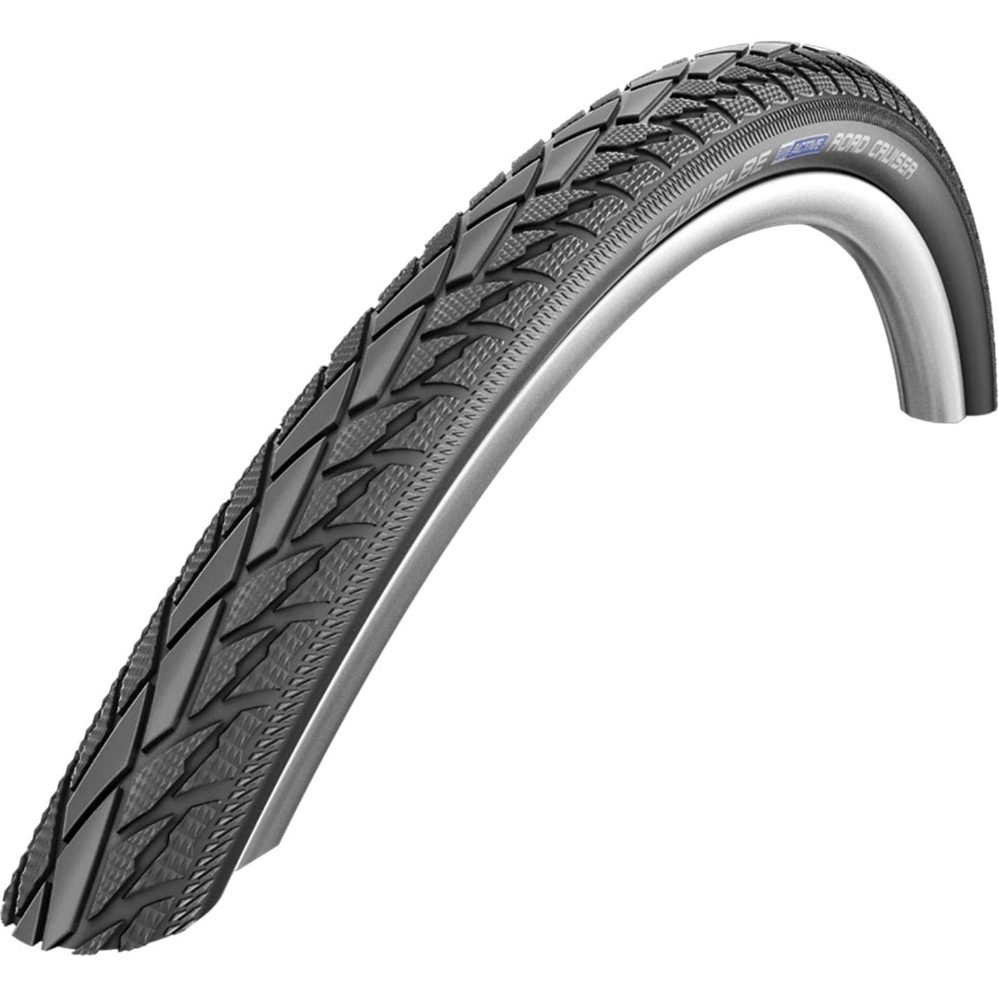 Schwalbe Unisex's Road Cruiser K-Guard, TwinSkin Tyres, Black, 47-305, 1401610406