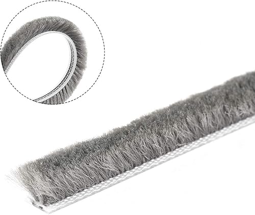 Miniatura 3 de uxcell Cepillo para la intemperie, 49.2ft49.2 pies, ranura para tarjetas, cepillo elástico para ventana de puerta, 0.236 x 0.315inWxH